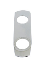 Täckskylt 60 x 215 mm Krom